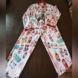 Adult Pajamas with Dr. Pepper Print